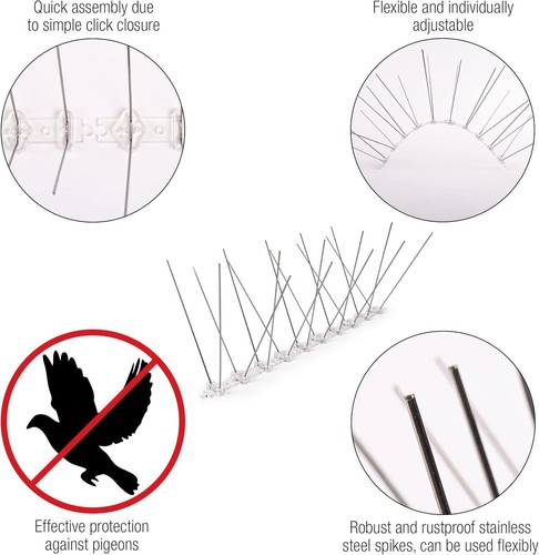 Pigeon bird spikes metal - spikes,