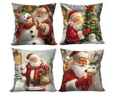 4 Pack Christmas Pillow
