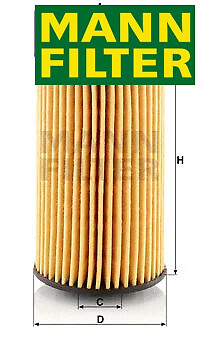 Oil filter fits cadillac bls - oil,