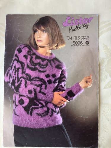 Lister tahiti knitting pattern - lister,