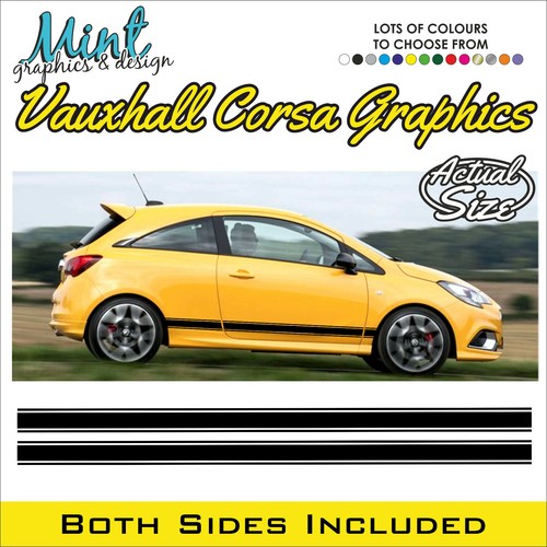 Vauxhall corsa side stripes - corsa,