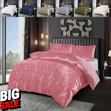 Modern Bedding Set 3 Piece Jacquard Duvet Cover Double King Size Quilt Cover