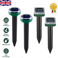 Ultrasonic Solar Cat Dog Repellent Fox Pest Scarer Deterrent Repeller For Garden