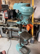 Meddings Floor Standing Pillar Drill.  With Inverter for 240v 