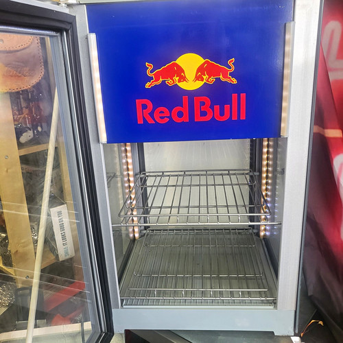 Red bull countertop glass - red,