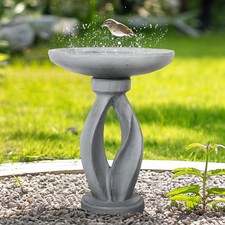 Elegant Concrete Birdbath