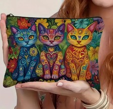 Make Up Bag / makeup bag / Vanity Bag Cosmetic Nail Tech Storage Beauty Canvas