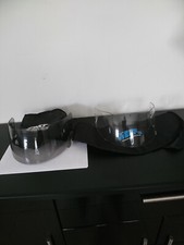 VEMAR DARK&CLEAR VISOR CAME OFF APRILIA CARBON FIBRE HELMET&VISOR BAGS -PLZ READ