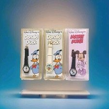 Rare Vintage 1987 Apollo Walt Disney Wristwatch Set – Mickey Mouse & Donald Duck