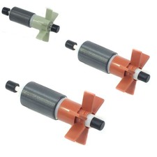 Jebao PF Pond Pump Replacement Impeller Rotor & Spindle with Rubber End Caps