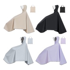 Bike Rain Poncho Hooded Full