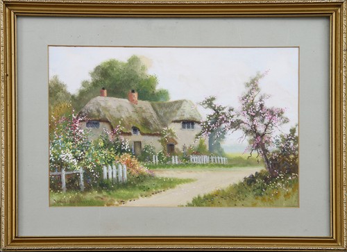 Gouache painting reginald - gouache,