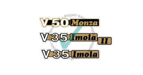 Moto guzzi clear decal v50 - guzzi,