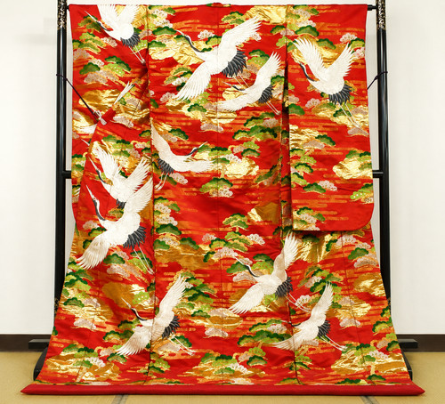 Japanese kimono colored
