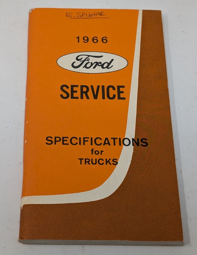 1966 ford truck service - 1966,