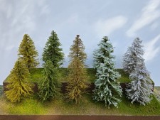 Wargame & Railway Scenery Trees – HO/OO Diorama Terrain for D&D Warhammer 40K