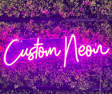 Custom neon sign - custom, personalised