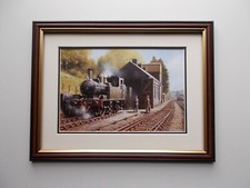 RAILWAY PRINT BY DON BRECKON FRAMED (A19)