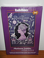 RADIO TIMES, PLATINUM JUBILEE, QUEEN STAMP SOUVENIR ISSUE - 1000 PC JIGSAW - NEW