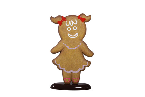 Gingerbread girlstatue - gingerbread,