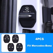 4PCS Car Door Lock Cover for Mercedes-Benz Car Door Guard Lock Car Accessories