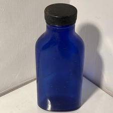 Cobalt Blue Medicine Bottle
