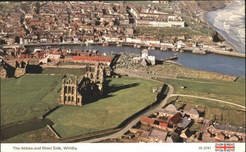Dennis postcard whitby abbey - a,