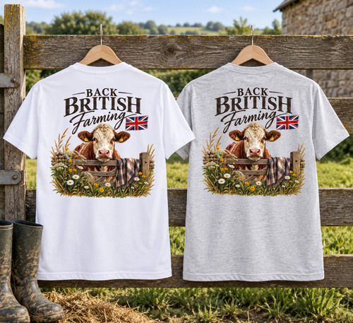 Back british farming cow - back,