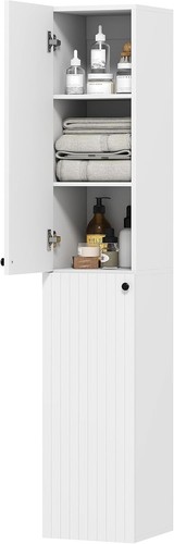 Tall bathroom cabinet wall - cabinet,