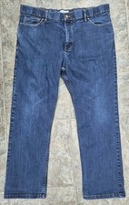 Mens M&S Marks & Spencer Blue Jeans W38 L29 Regular Fit