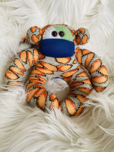 Hand made sock monkey - hand,