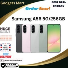 Samsung Galaxy A56 5G 256GB + 8GB RAM Unlocked SMART PHONE 2025 Model Brand New