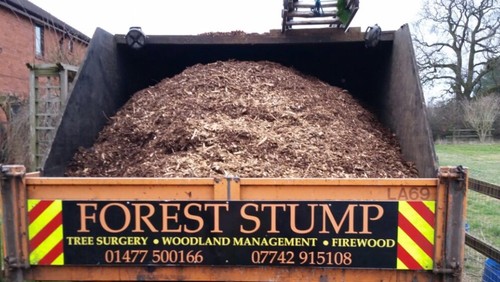 Woodchip garden mulch - garden, mulch,ideal