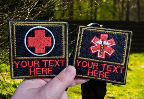 Personalised medic sew hook - medic, on
