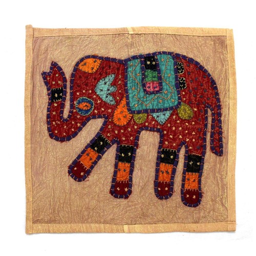 Elephant burlywood embroidered - burlywood,