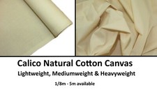 Calico Natural Cotton Canvas