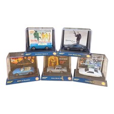 James Bond 007 Diecast Car Collection Sunbeam Alpine, Aston Martin, BMW Z3 Lotus