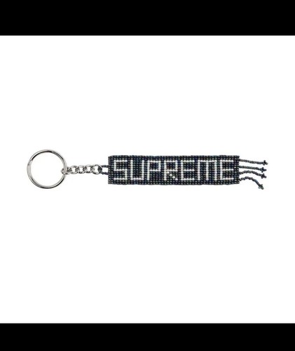 Supreme beaded keychain - beaded,