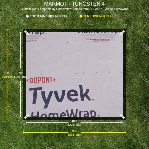 Tyvek footprint for - the, marmot