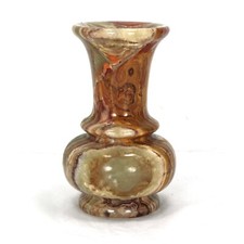 Vintage Carved Onyx Bud Vase