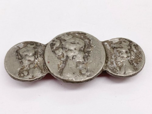 Antique vintage pewter coin - vintage,