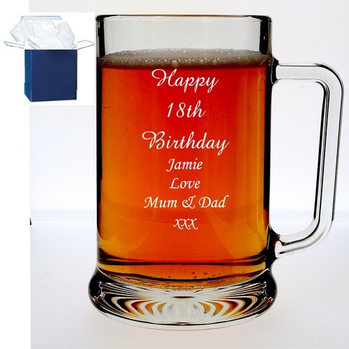 Personalised engraved pint - personalised,