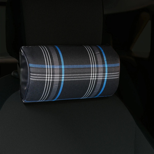 Plaid fabric pillow seat - plaid,