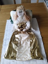 Luxury Christmas Angel Character Hanging Stocking Decoration