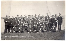 WARKWORTH. BOYS BRIGADE CAMP 1910. "E"LINE BY R.L.ELLIOTT