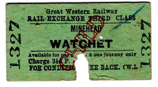 Railway / bus ticket: G.W.R