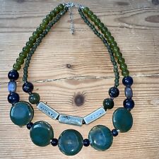 One Button Double Necklace