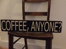 Coffee sign kitchen vintage Shop Cafe Wooden Sign Wood Plaque Old Home
