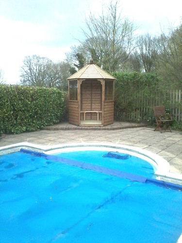 Classic hexagonal gazebo - hexagonal,