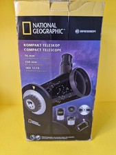 National Geographic Bresser 76/350 Compact Telescope Dobson w/ Accessories Boxed